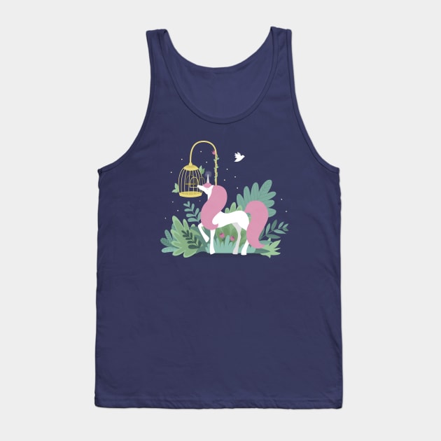 Unicorn fantasy Tank Top by Lucia Types